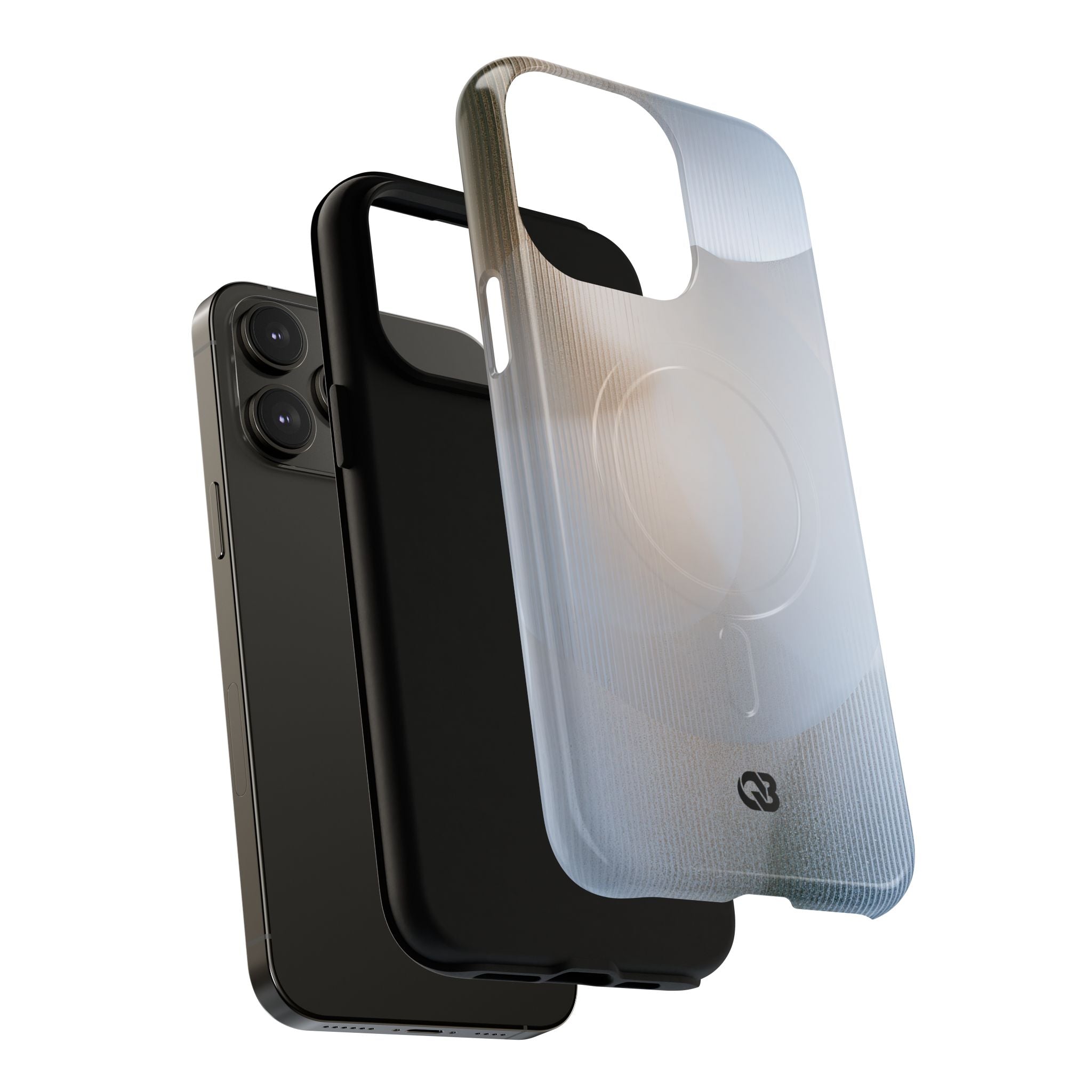 White Tough 2.0 Magsafe Phone Case for iPhone - Frosted Ribbed Sphere