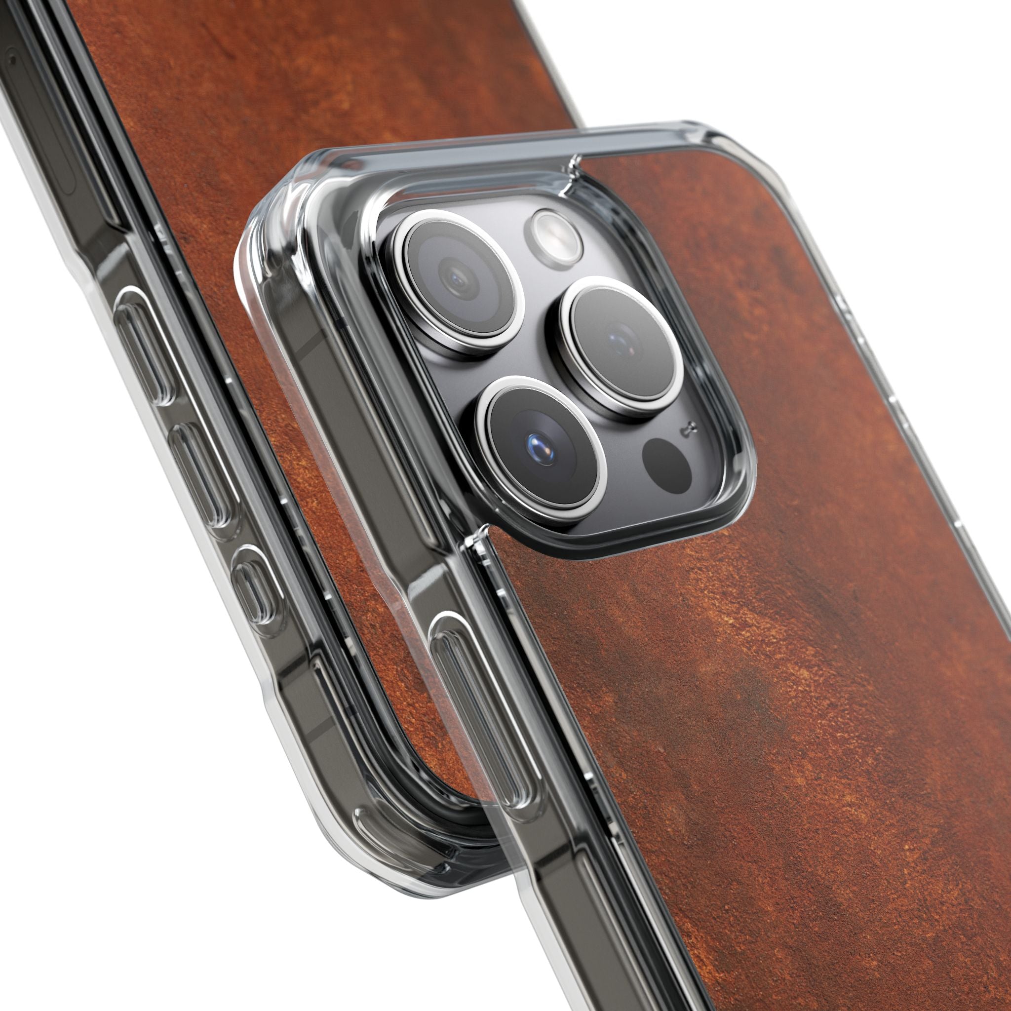 Orange Impact MagSafe Phone Case for iPhone - Oxidized Iron Crust