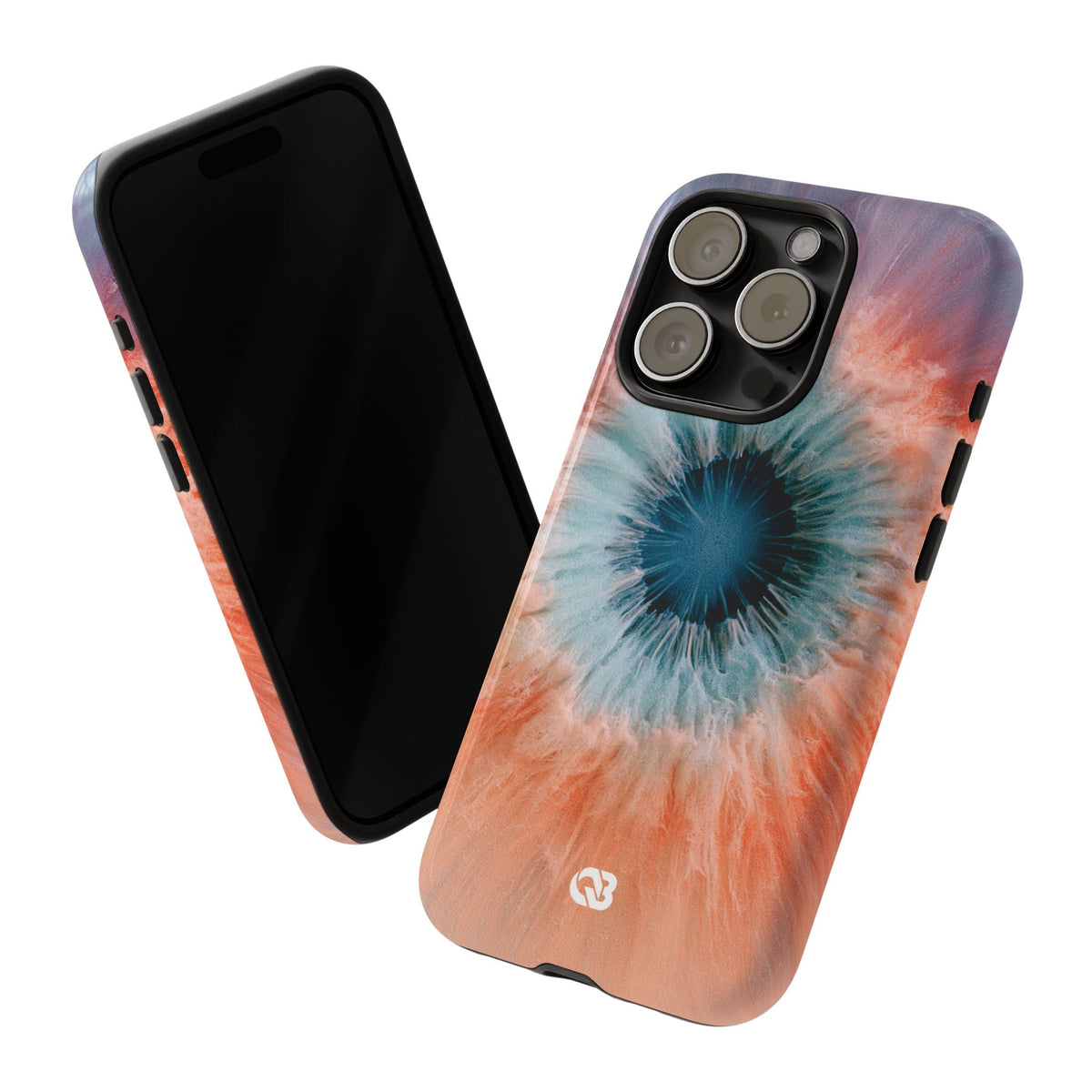 Radiant Aura Core · Tough Phone Case for iPhone · Orange