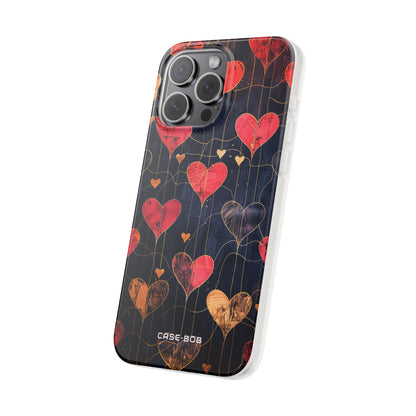 Golden Hearts Network iPhone 15 Pro Max Case - Soft