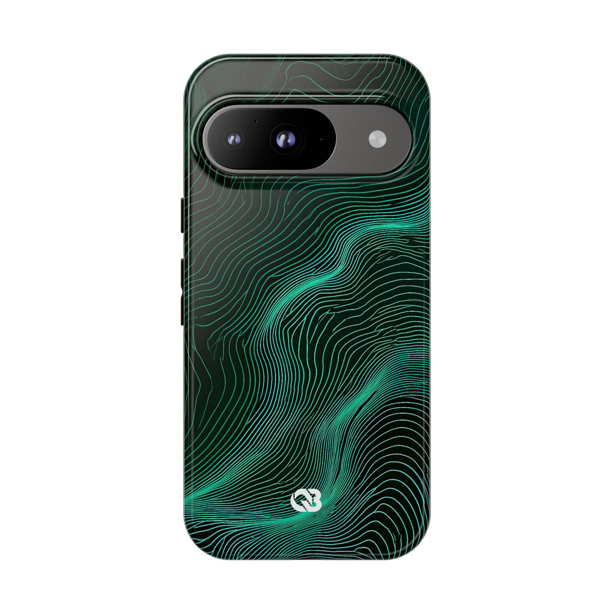 Emerald Topo Ridge · Tough Phone Case for Pixel ·  Green