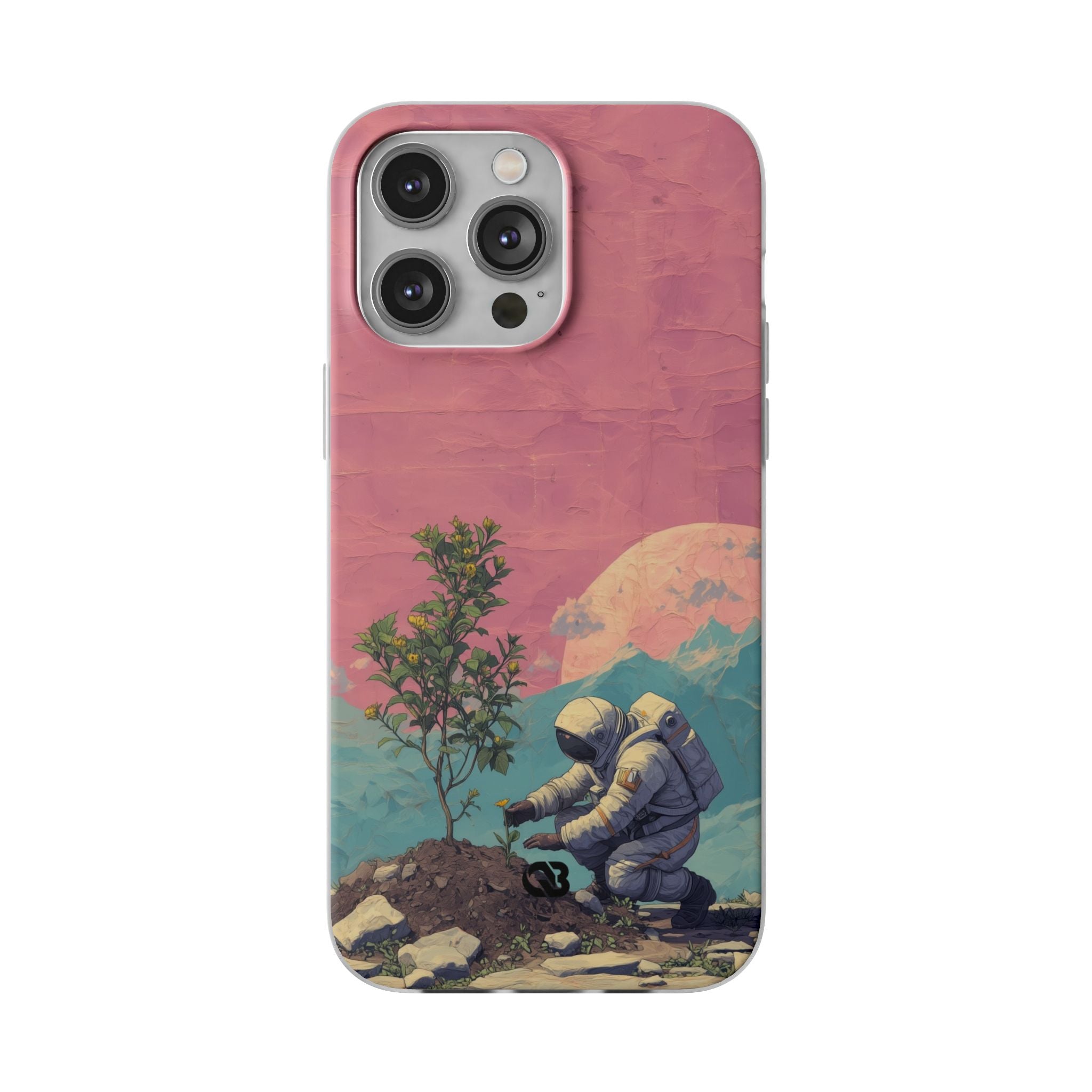 Lunar Pastel Bloom · Soft Phone Case for iPhone