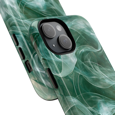 Translucent Aqua Flow · Tough 2.0 Magnetic Phone Case for iPhone · Teal