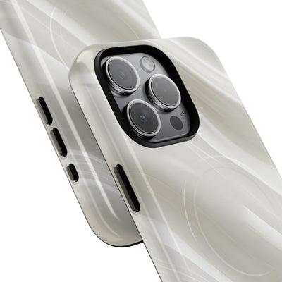 Liquid Enamel Fold · Tough 2.0 Magnetic Phone Case for iPhone · White