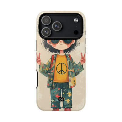 Retro Peace Girl · Tough+ Phone Case for iPhone · Magsafe