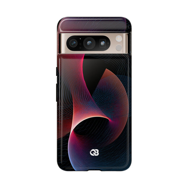 Chromatic Helix · Tough Phone Case for Pixel ·  Black