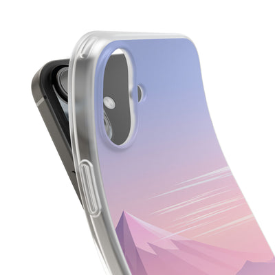 Purple Lite Phone Case for iPhone - Lavender Alpine Dawn