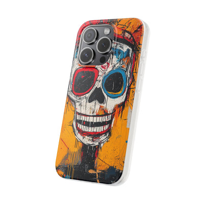 Vivid Graffiti Skull · Soft Custodia per iPhone