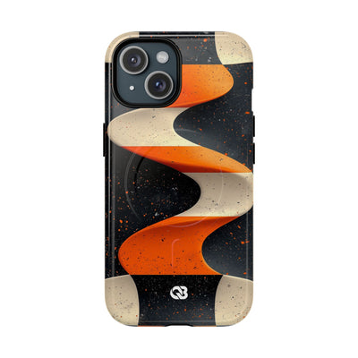 Orange Grit Twist · Tough+ Phone Case for iPhone · Magsafe