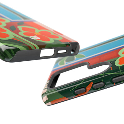 Vivid Jungle Collage · Tough Coque de téléphone pour Samsung