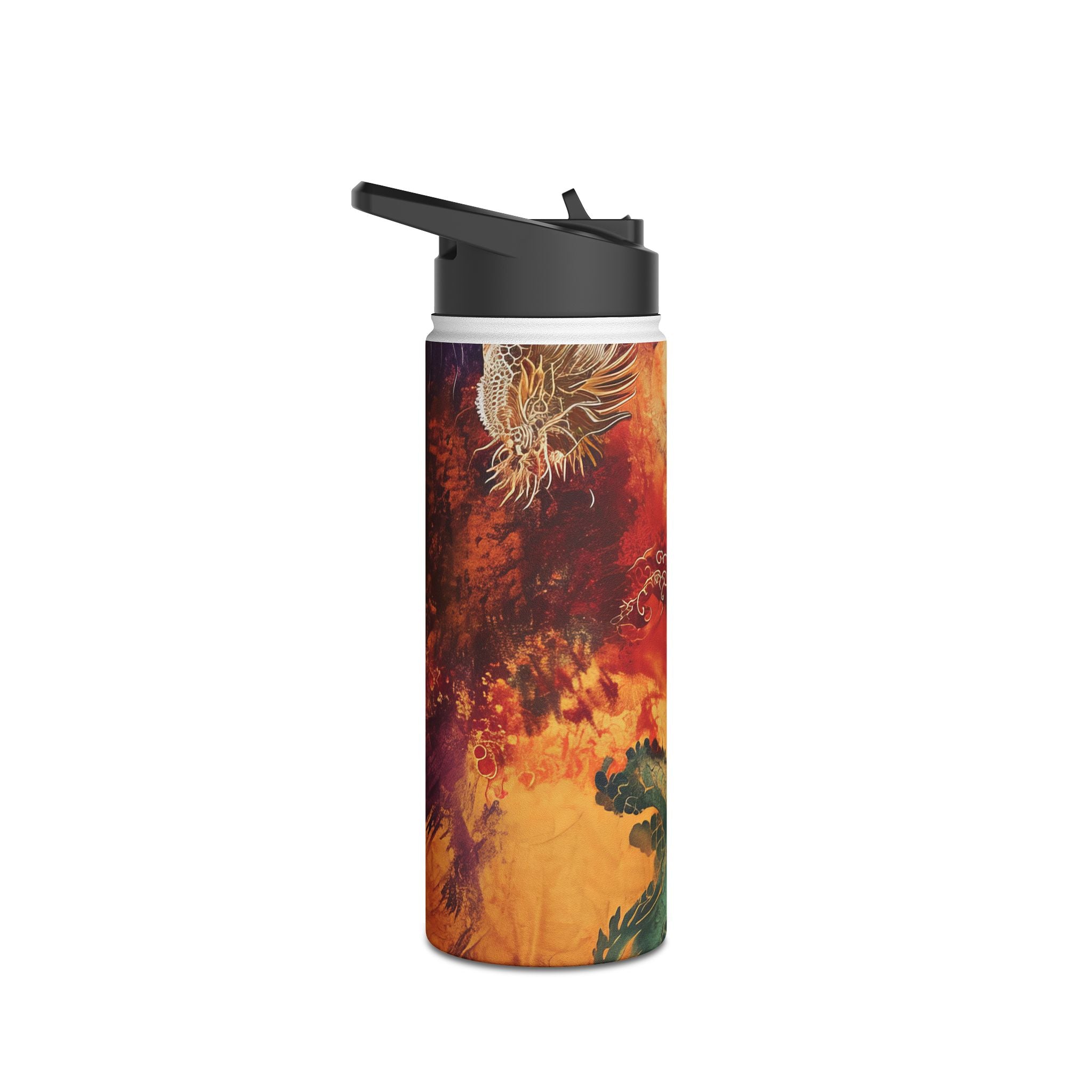 Golden Dragons Blaze - Stainless Steel Water Bottle