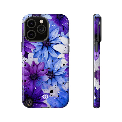 Ink Splatter Blooms · Tough Coque de téléphone pour iPhone