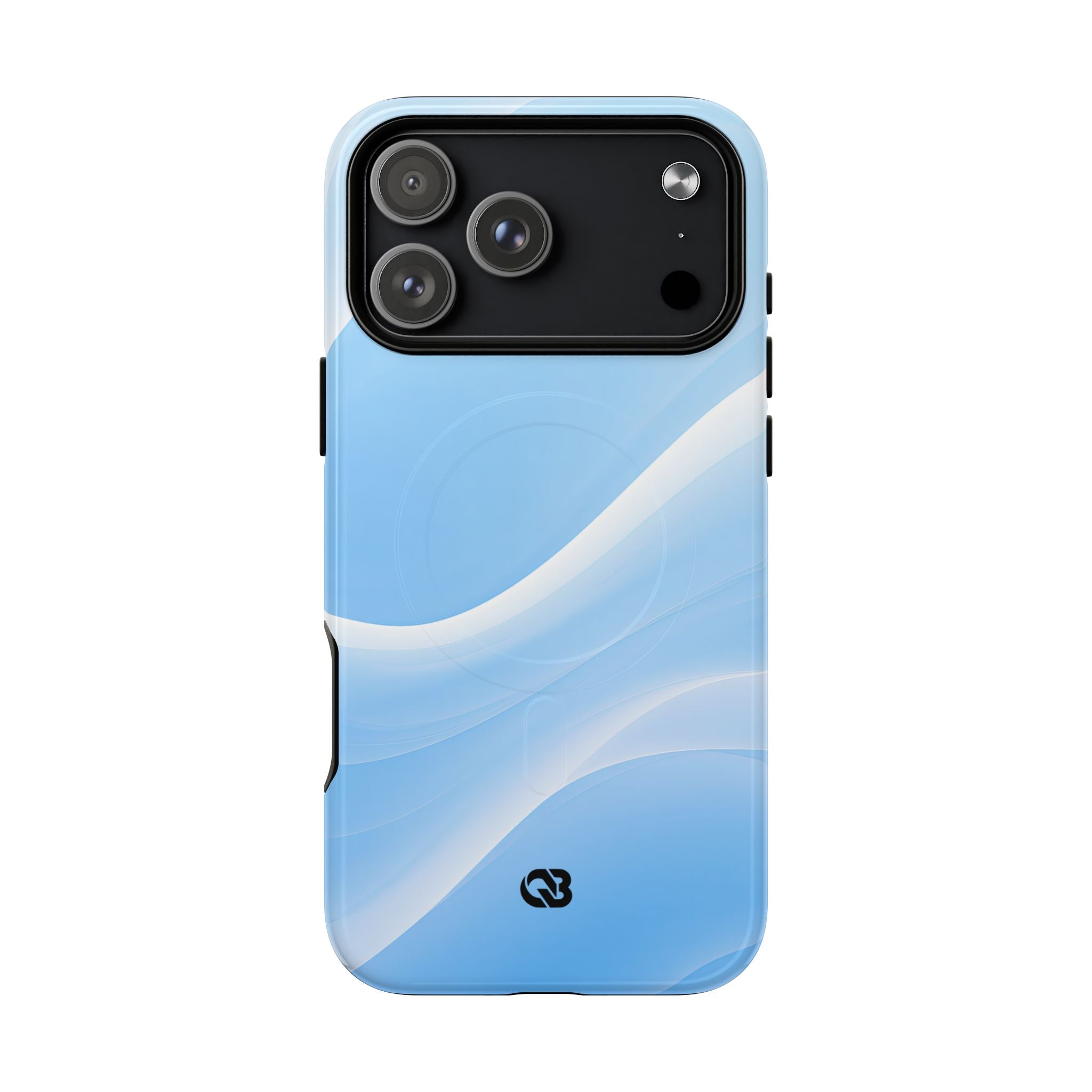 Blue Tough 2.0 Magsafe Phone Case for iPhone - Glacial Blue Silk