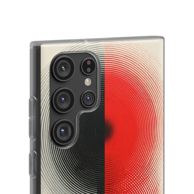 Red Lite Phone Case for Samsung - Split Signal Red