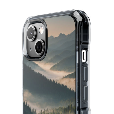 Foggy Mountain Ridge · Impact Handyhülle für iPhone · Magsafe