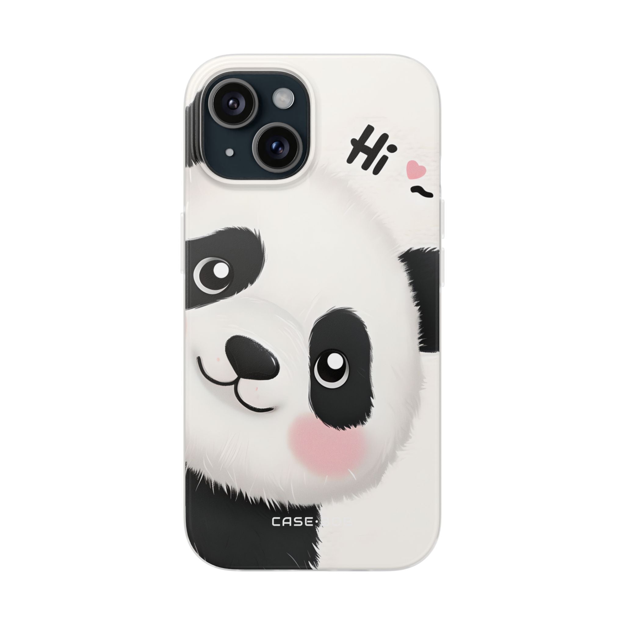 Panda Glow iPhone 15 Case - Soft