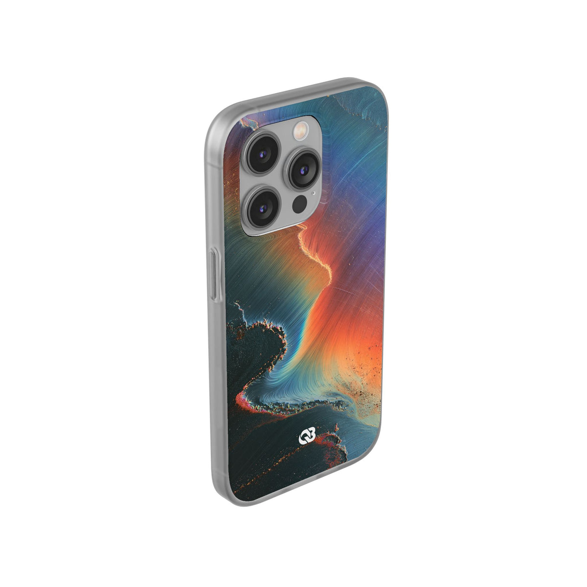 Prismatic Aura Shift · Lite Phone Case for iPhone ·  Blue