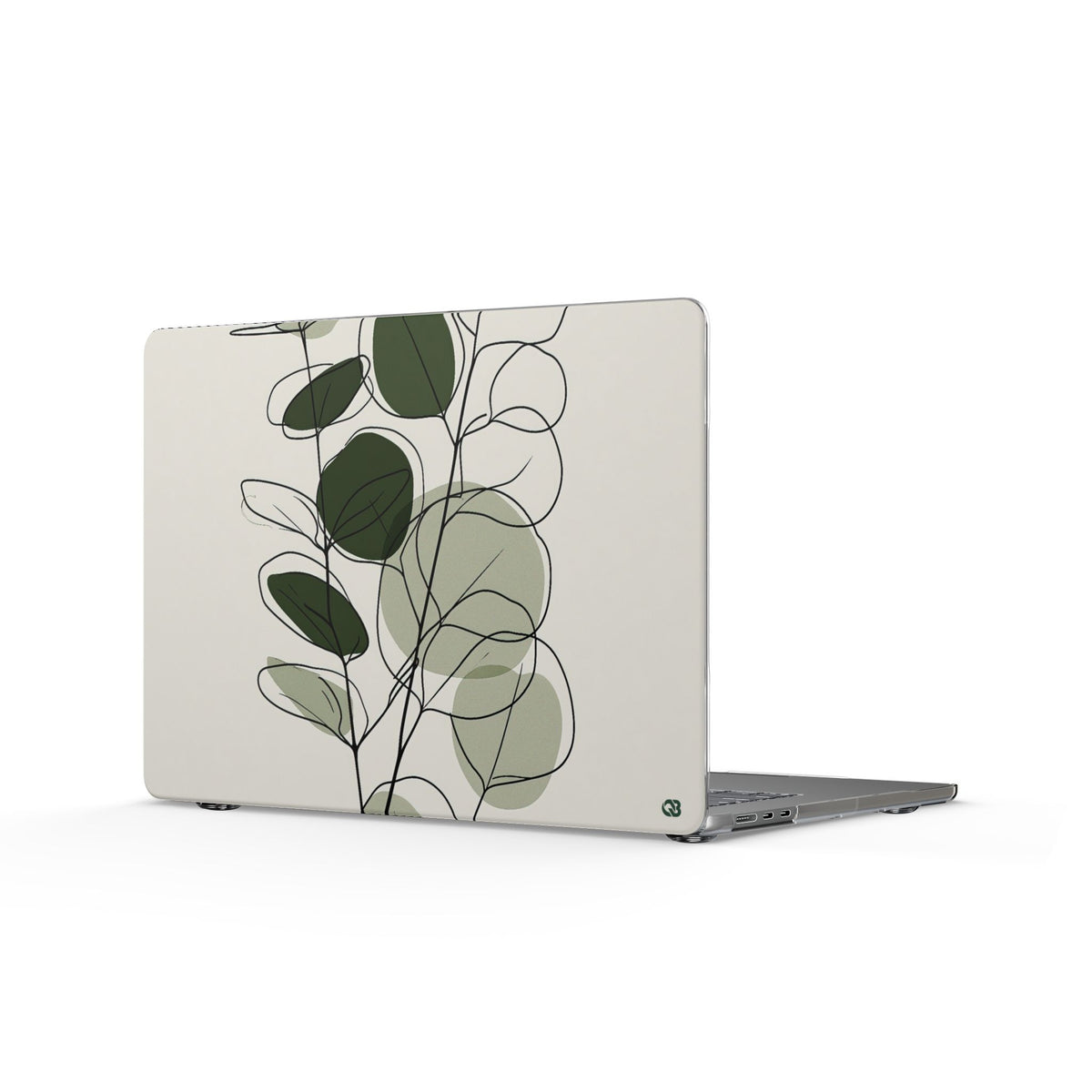 Eucalyptus Foliage Study · Clear Hard Case for MacBook · Green