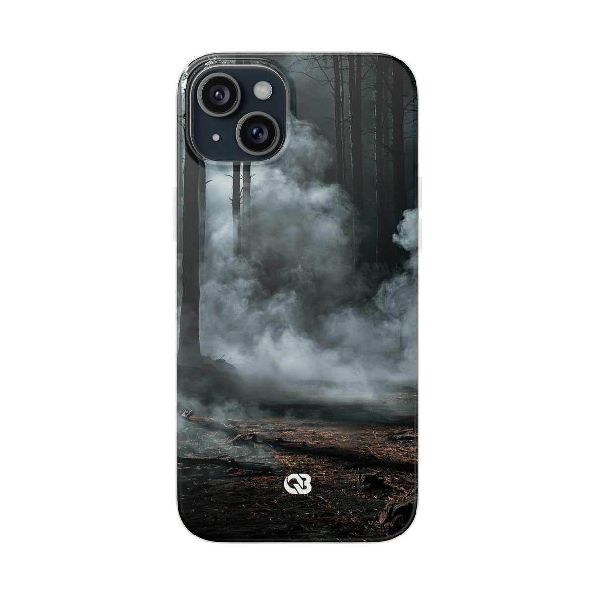 Shadowed Pine Mist · Lite Phone Case for iPhone ·  Black