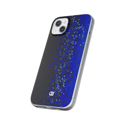Cobalt Hex Dispersion · Lite Phone Case for iPhone ·  Blue