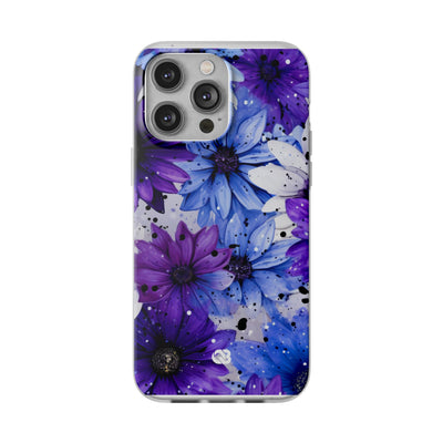 Ink Splatter Blooms · Soft Coque de téléphone pour iPhone