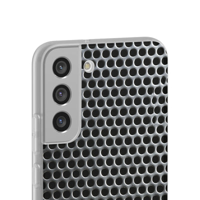 Silver Lite Phone Case for Samsung - Brutalist Steel Mesh