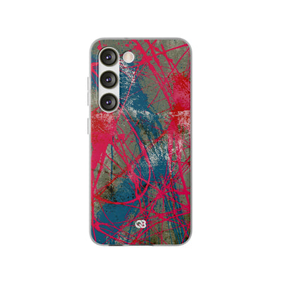 Neon Static Drip · Lite Phone Case for Samsung · Pink