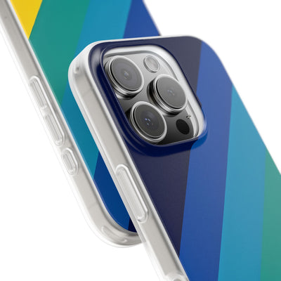 Prismatic Slant · Soft Phone Case for iPhone