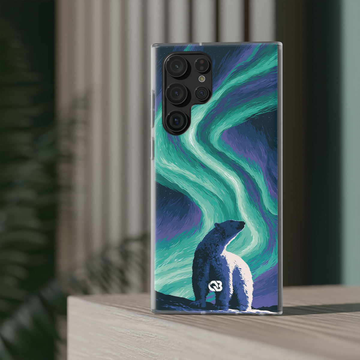 Arctic Aurora Bear · Lite Phone Case for Samsung · Teal