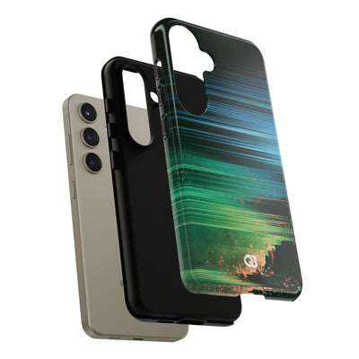 Digital Shoreline Drift · Tough Phone Case for Samsung · Teal