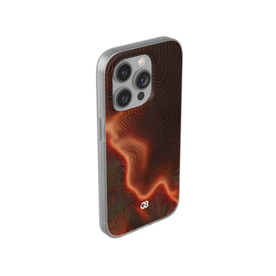 Caldera Ridge · Lite Phone Case for iPhone ·  Orange