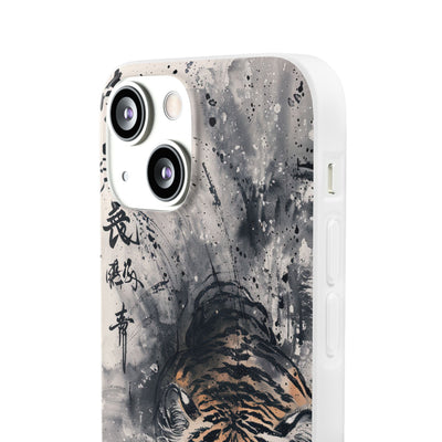 Fierce Ink Tiger · Lite Phone Case for iPhone ·  Beige