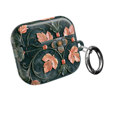 Florentine Rose Arabesque · Hard Case for AirPods & AirPods Pro · Green