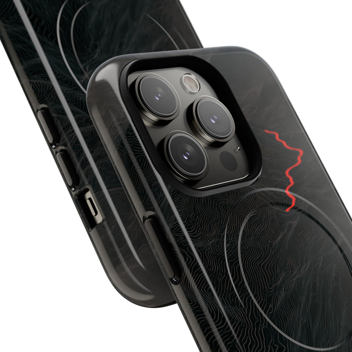 Crimson Ridge Pass · Tough 2.0 Magnetic Phone Case for iPhone · Black