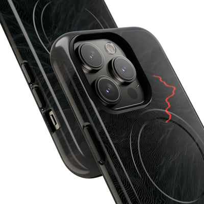 Crimson Ridge Pass · Tough 2.0 Magnetic Phone Case for iPhone · Black