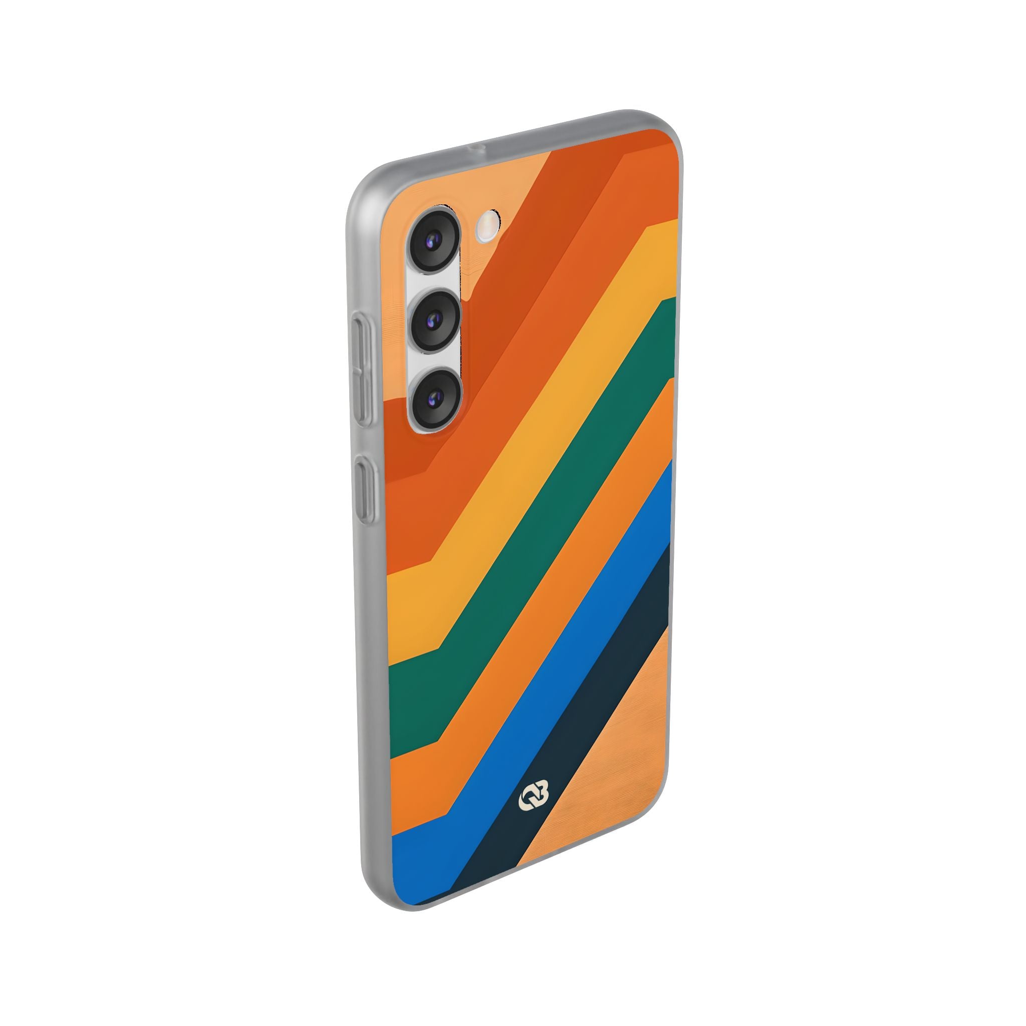 Retro Ridge Lines · Soft Phone Case for Samsung