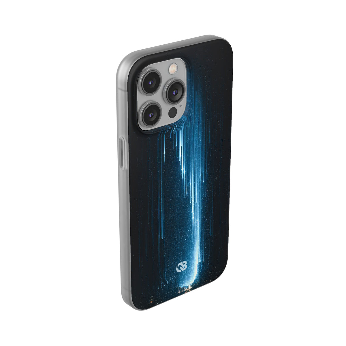 Nocturnal Cascade · Lite Phone Case for iPhone ·  Black