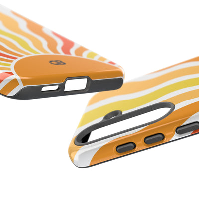 Amber Solar Waves · Tough Phone Case for Samsung