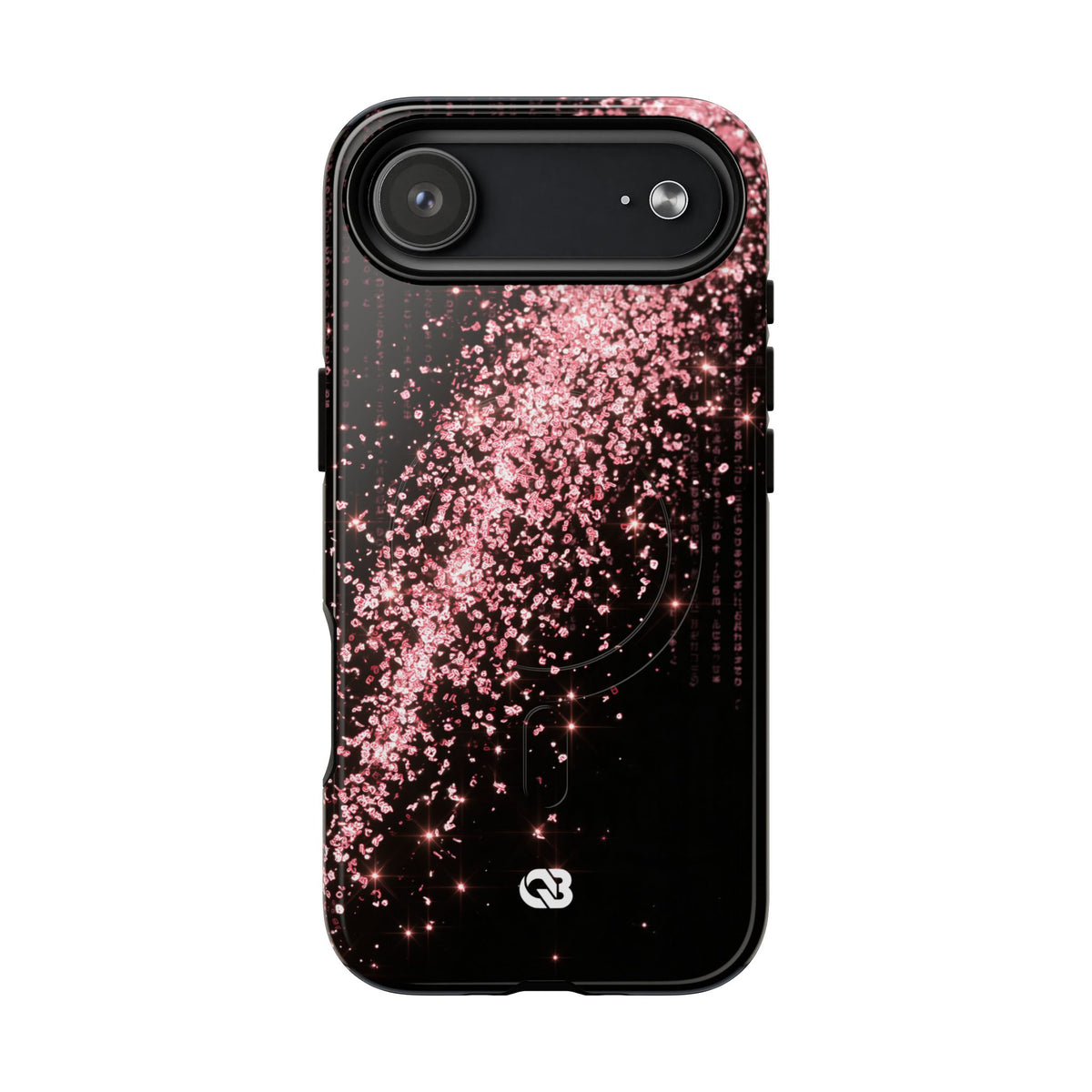 Rose Digital Cascade · Tough 2.0 Magnetic Phone Case for iPhone · Pink