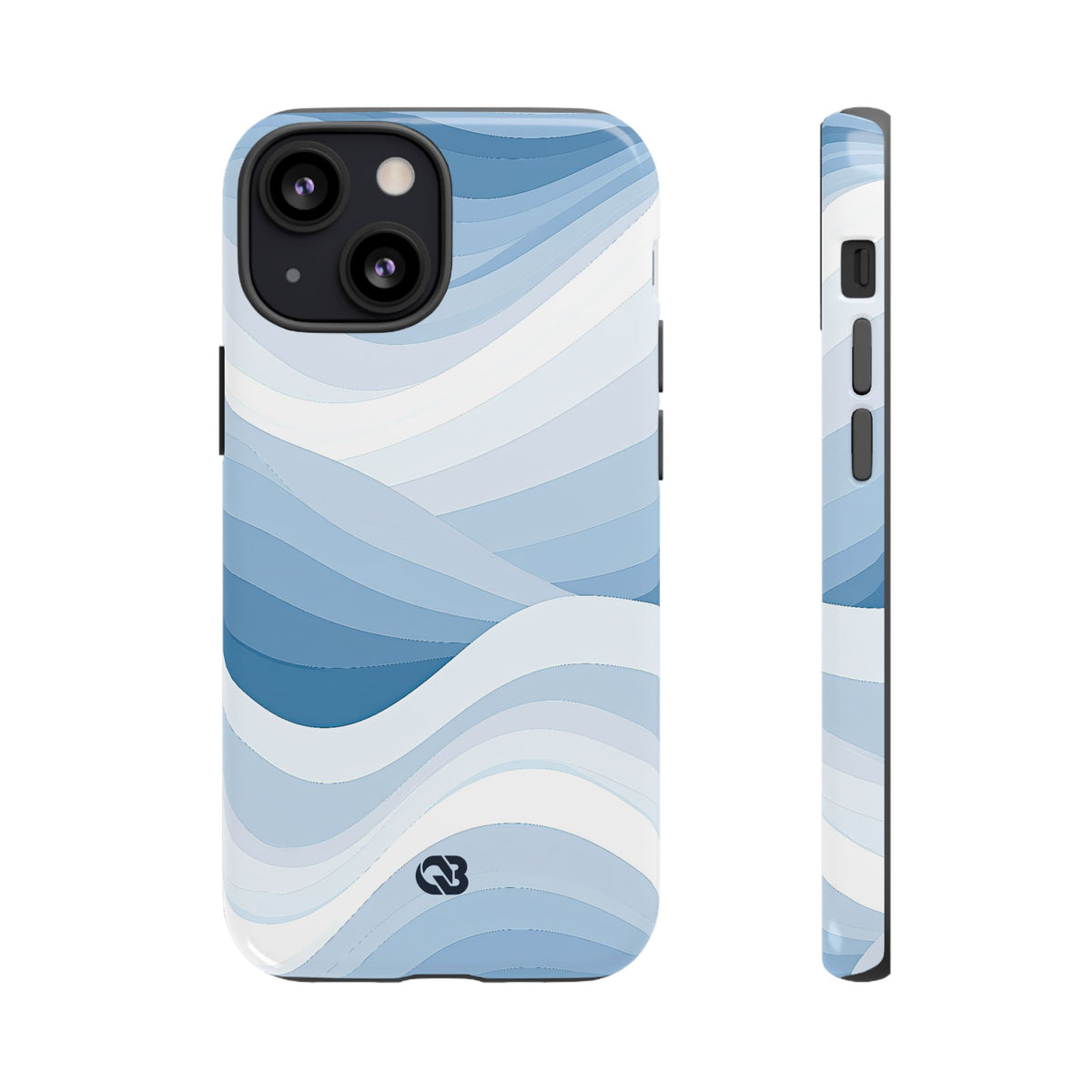 Glacial Contour · Tough Phone Case for iPhone · Blue