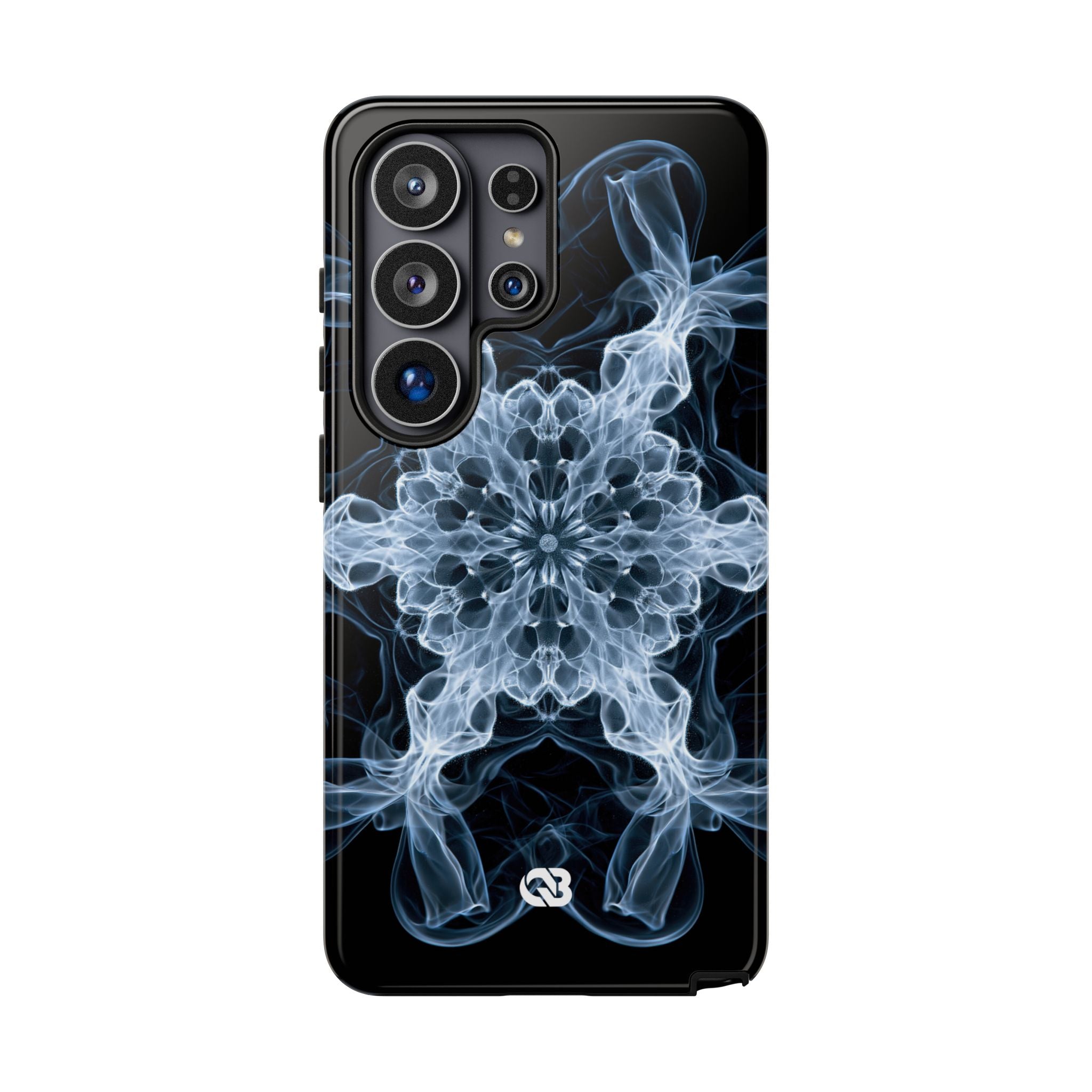 Blue Tough Phone Case for Samsung - Glacial Smoke Crown