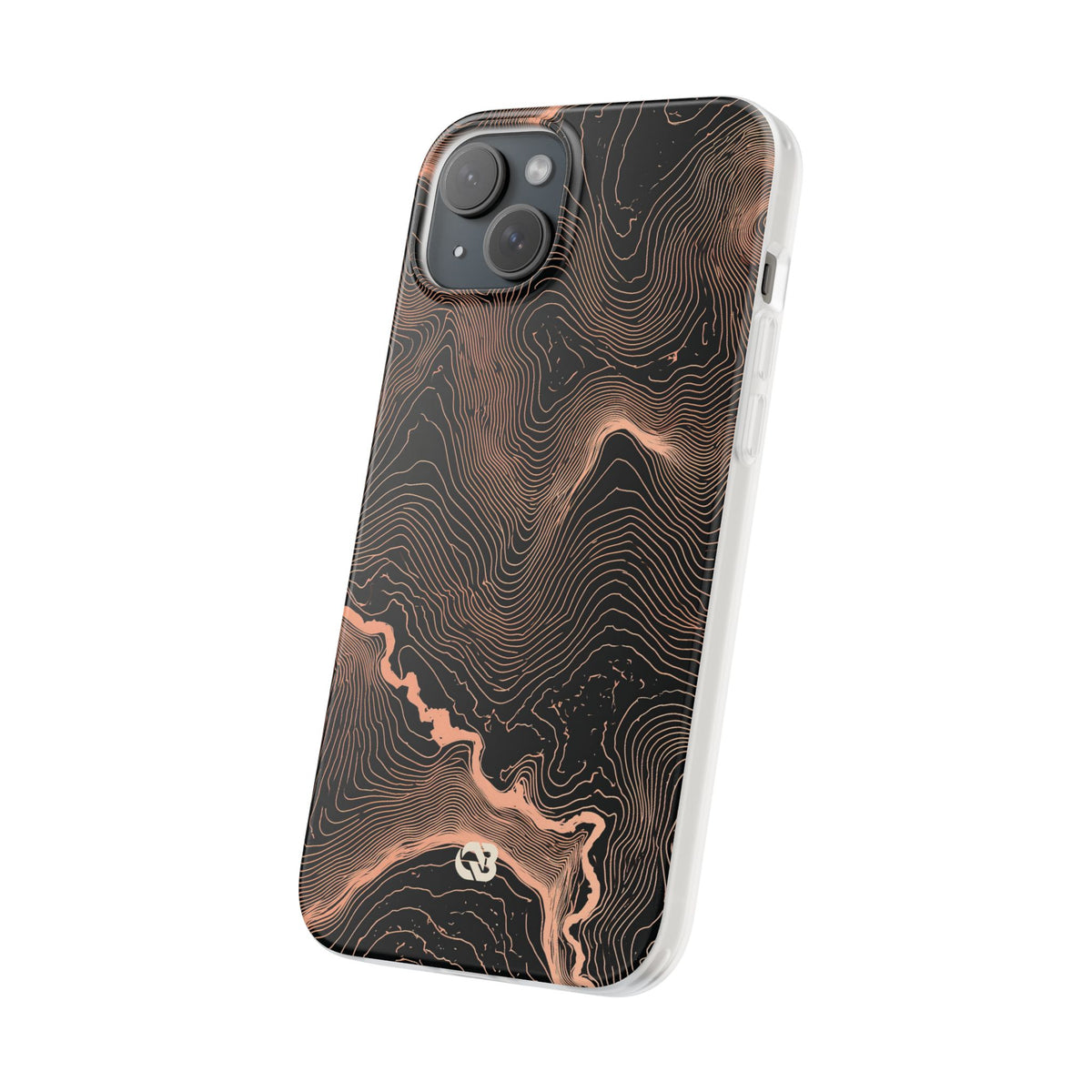 Mesa Elevation Contour · Lite Phone Case for iPhone ·  Black