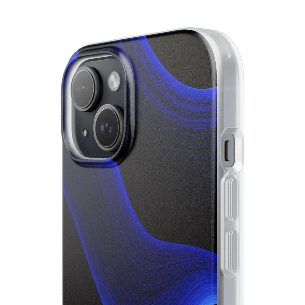 Cobalt Ridge Waves · Lite Phone Case for iPhone ·  Blue
