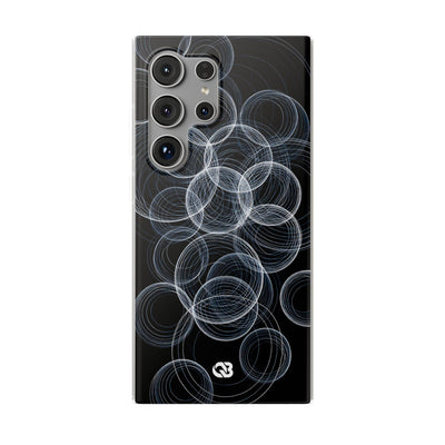 Black Lite Phone Case for Samsung - Frosted Ring Matrix