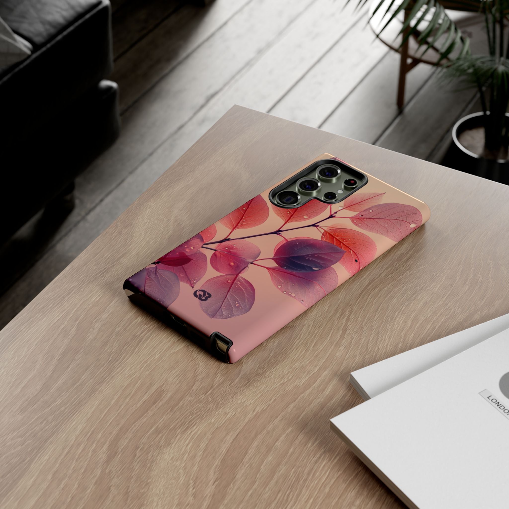 Dewy Magenta Foliage · Tough Phone Case for Samsung