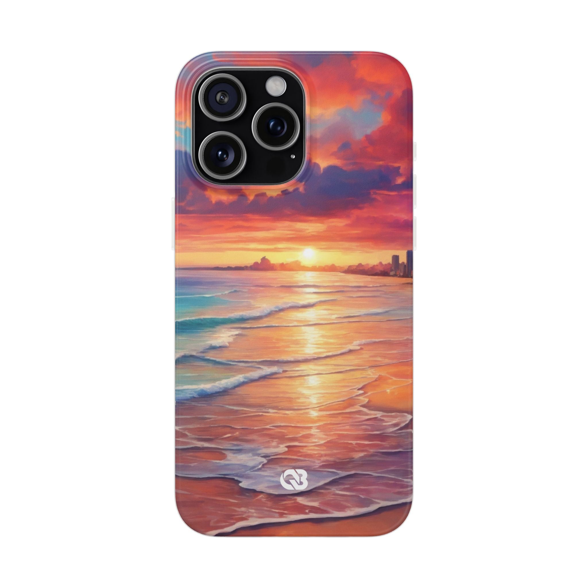 Crimson Shore Horizon · Soft Handyhülle für iPhone