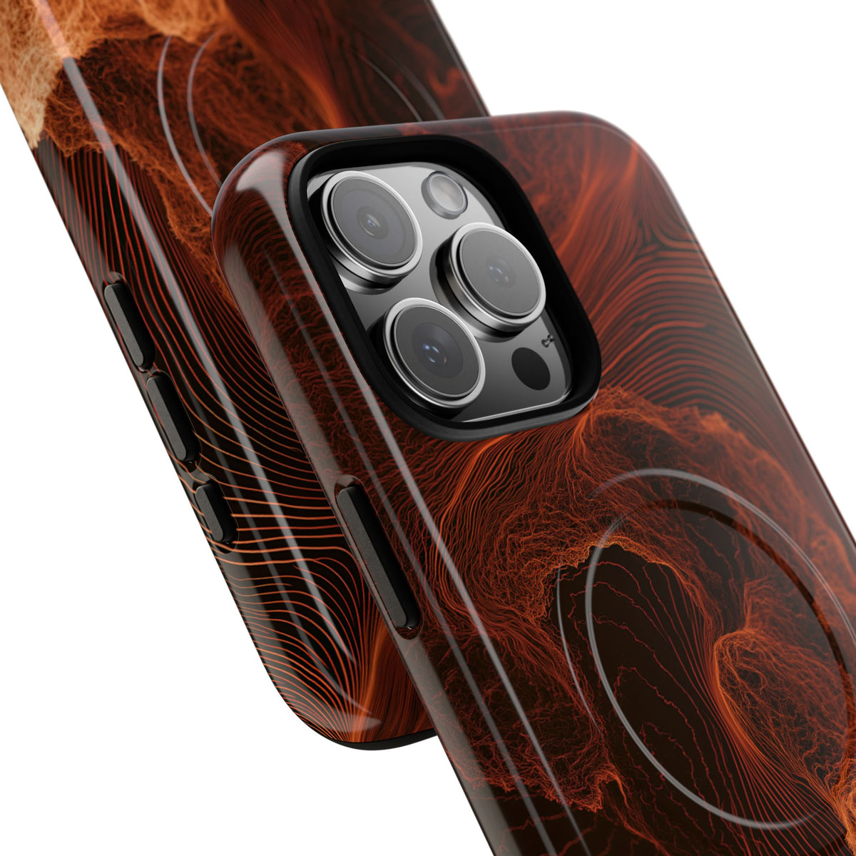 Amber Filament · Tough 2.0 Magnetic Phone Case for iPhone · Orange