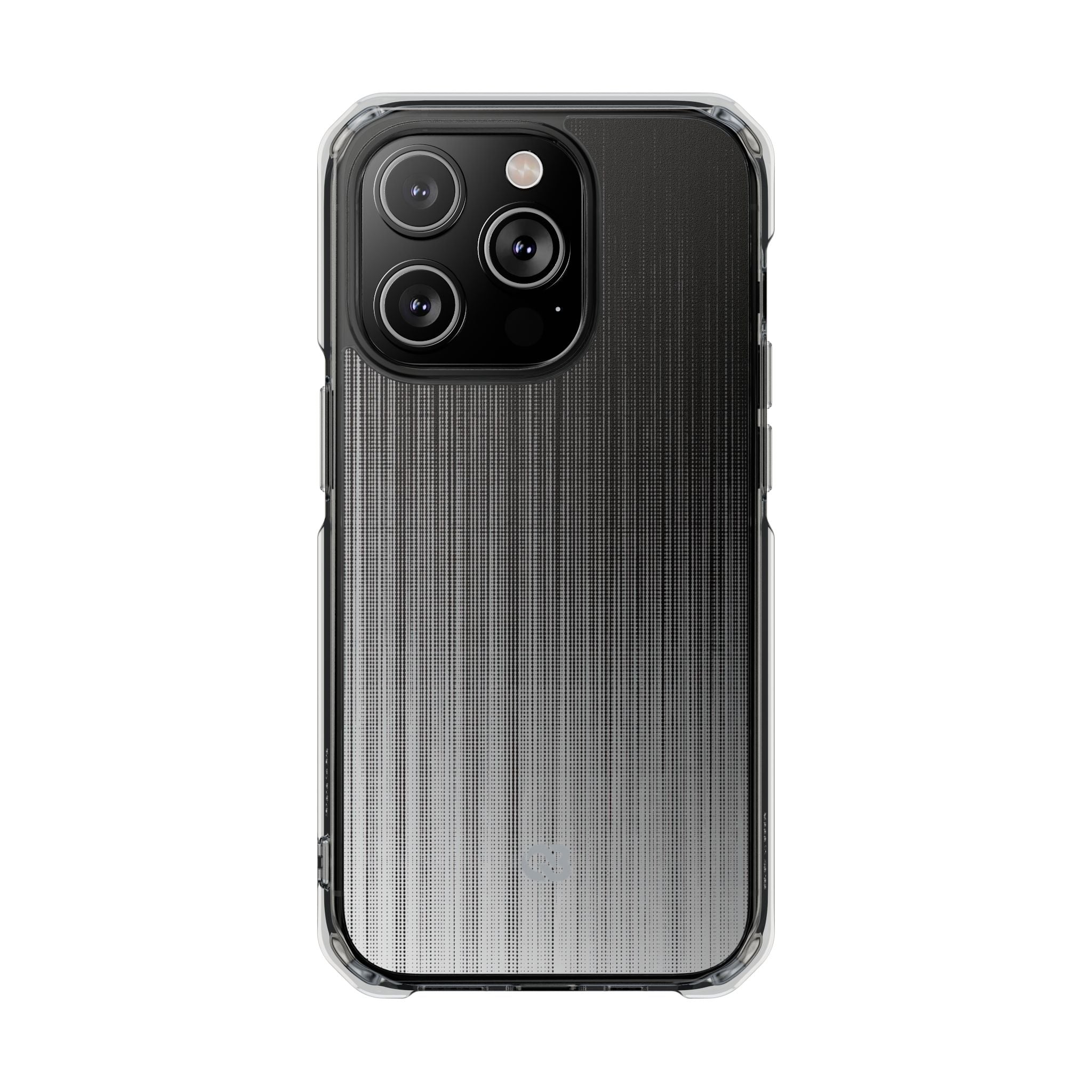 Grey Impact MagSafe Phone Case for iPhone - Static Vertical Dither