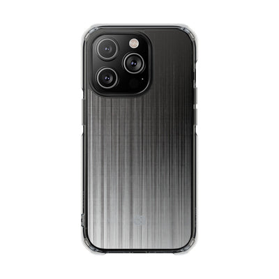 Grey Impact MagSafe Phone Case for iPhone - Static Vertical Dither