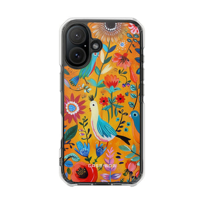 Colorful Birds Bloom iPhone 16 Case - Impact